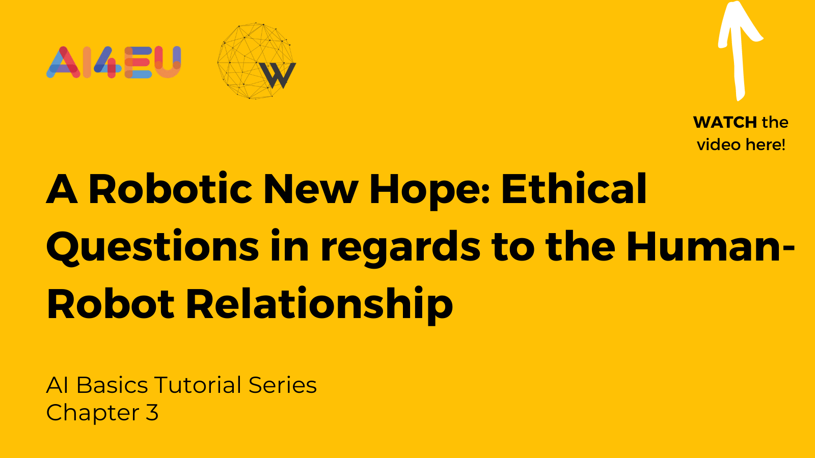 A Robotic New Hope Ethical Questions in regards to the Human-Robot Relationship - Chapter 3
