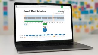 sample results of speech and music detection by Fraunhofer IDMT